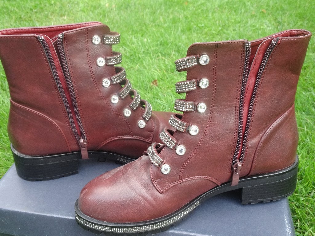 boots bottines chaussure en cuir 39 neuves, Ophalen, Nieuw, Bruin