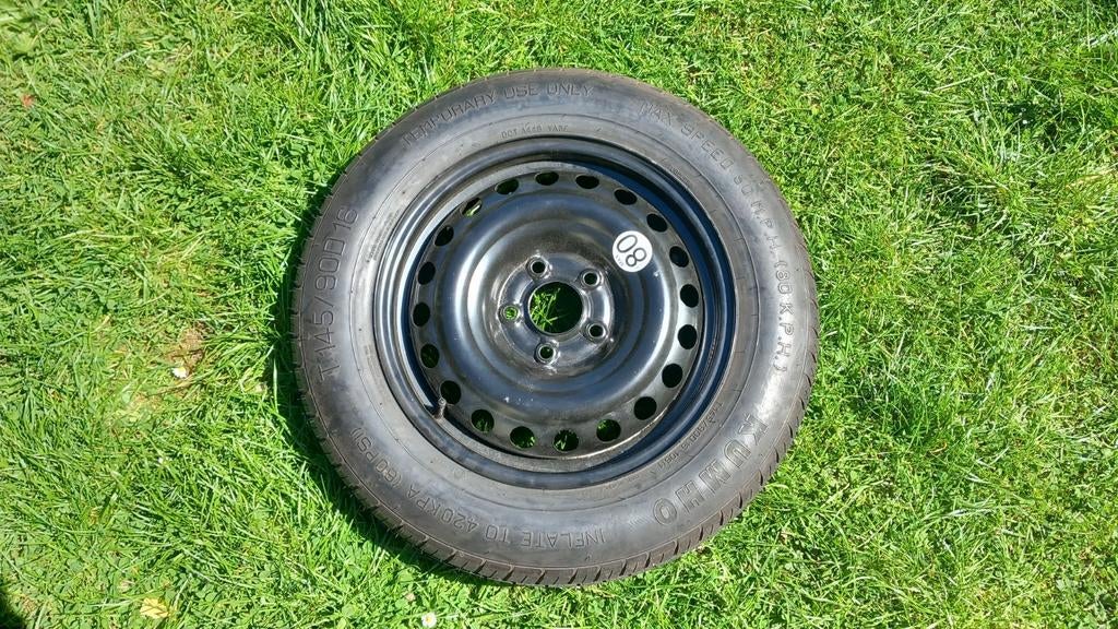 T145 90D 16 reservewiel, Auto-onderdelen, Banden en Velgen, Ophalen, 145 mm, 16 inch, Banden en Velgen