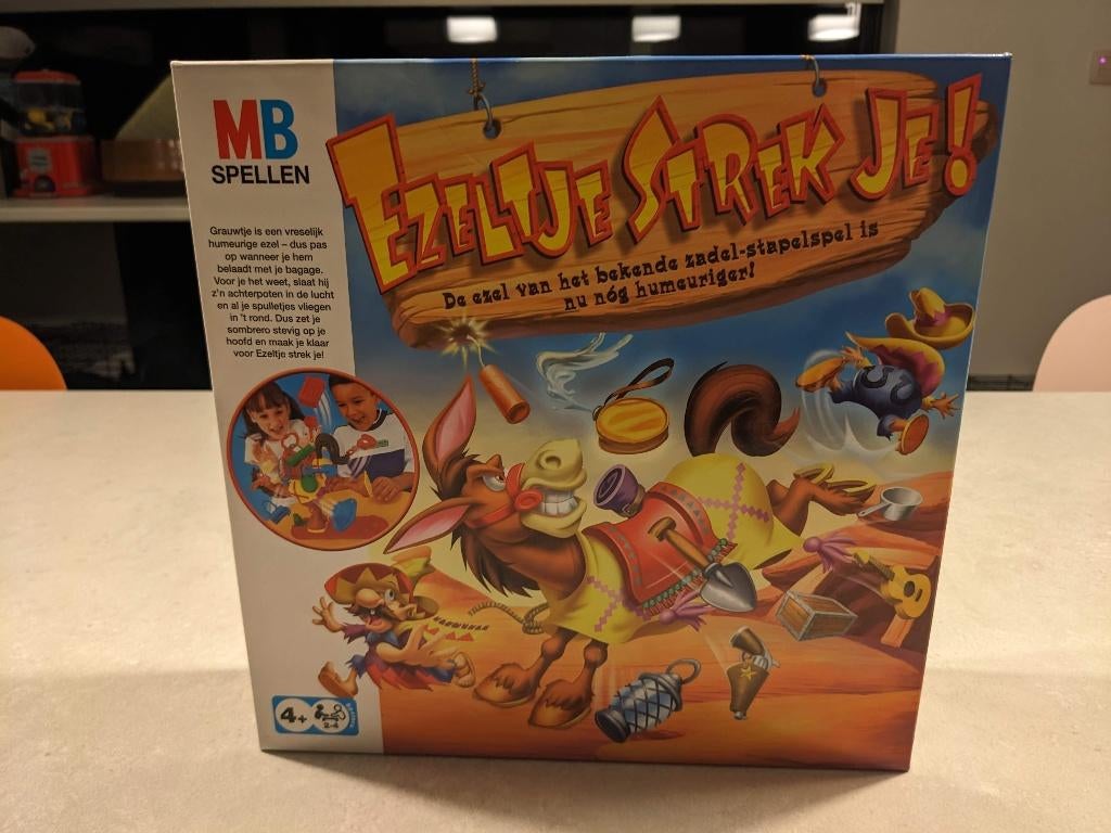 Ezeltje Strekje gezelschapsspel, Een of twee spelers, Ophalen of Verzenden, Zo goed als nieuw, Hasbro