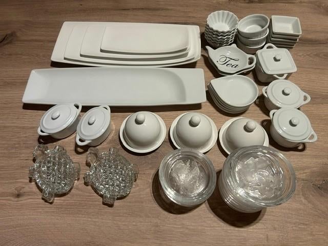 servies, Ophalen, Gebruikt, Bord(en)