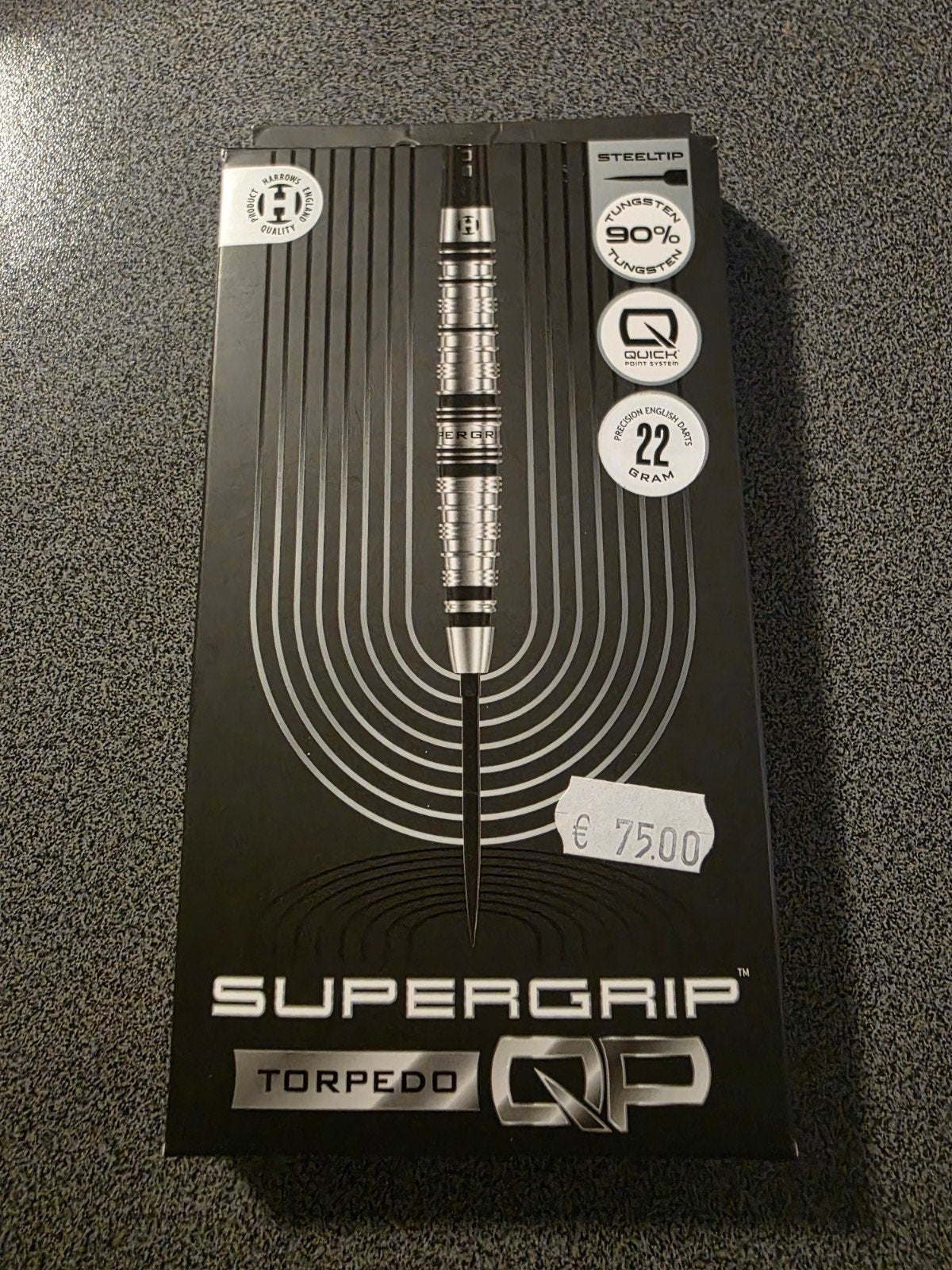 Harrows Supergrip Torpedo 22 gram dartpijlen, Sport en Fitness, Ophalen of Verzenden, Zo goed als nieuw, Pijlen