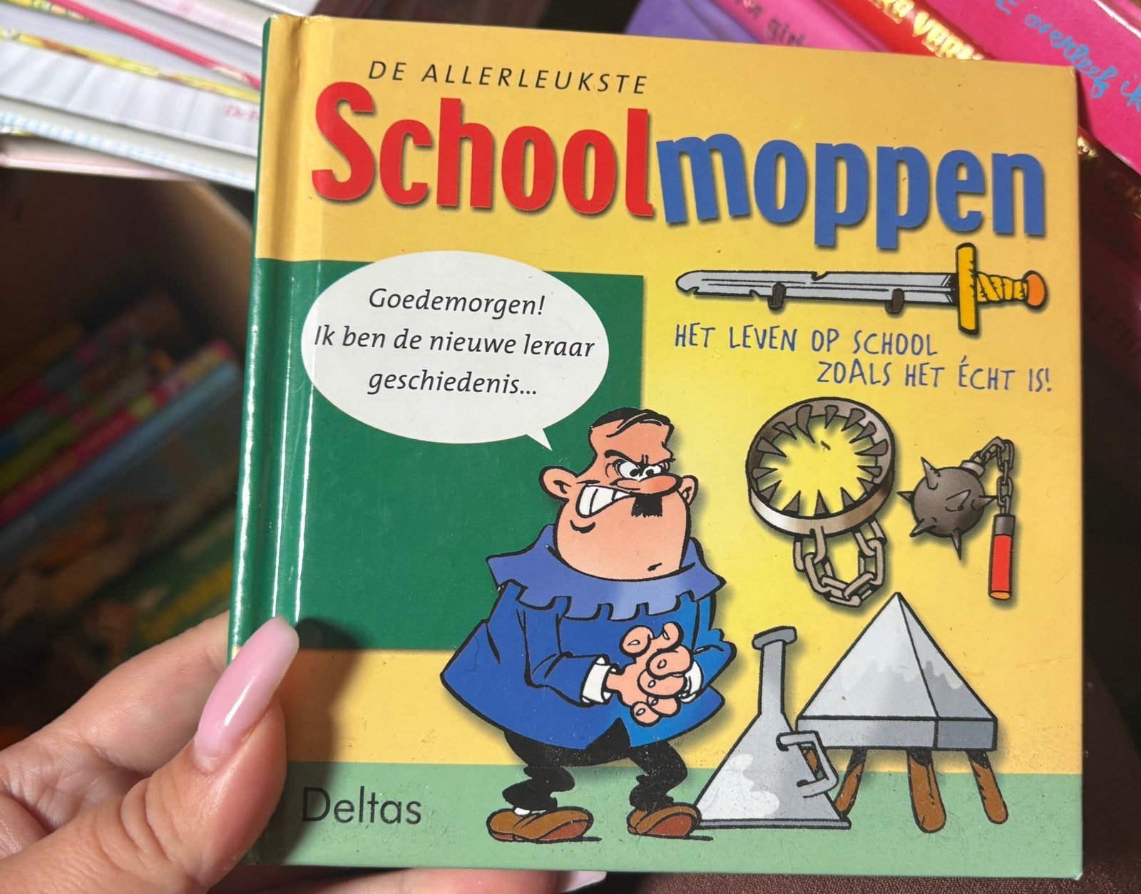 Boek: De allerleukste schoolmoppen, Boeken, Humor, Ophalen of Verzenden, Nieuw