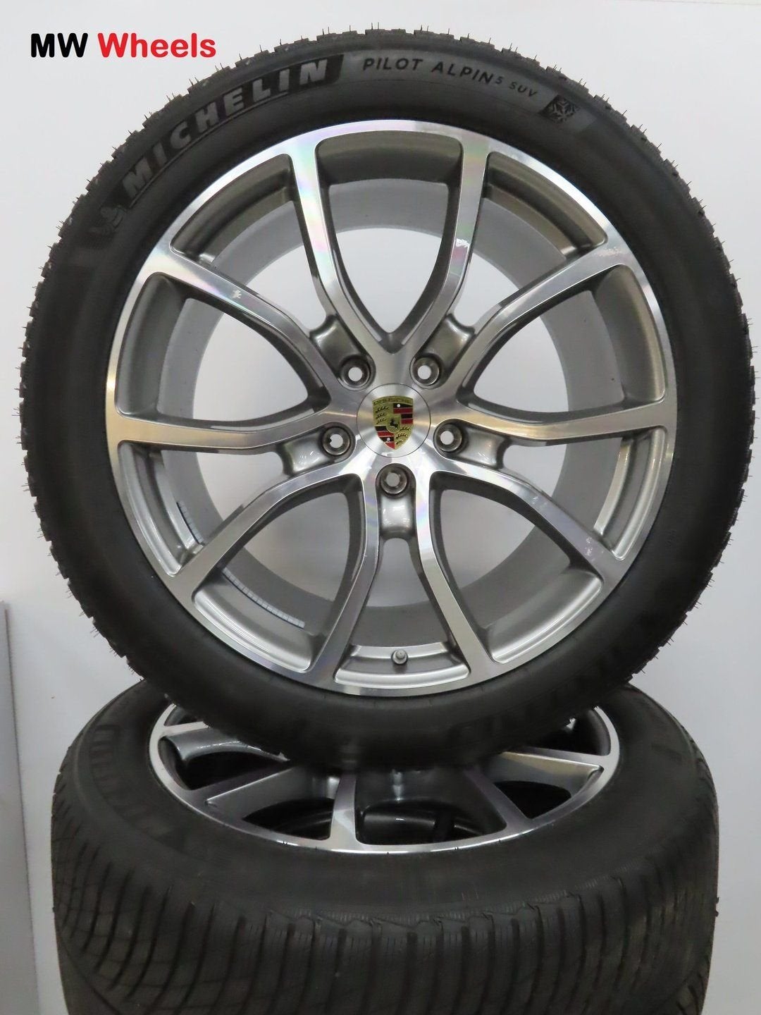 Porsche Cayenne 9Y3 coupe 2024 21 inch velgen winterbanden, Auto-onderdelen, Gebruikt, -, 285 mm, -