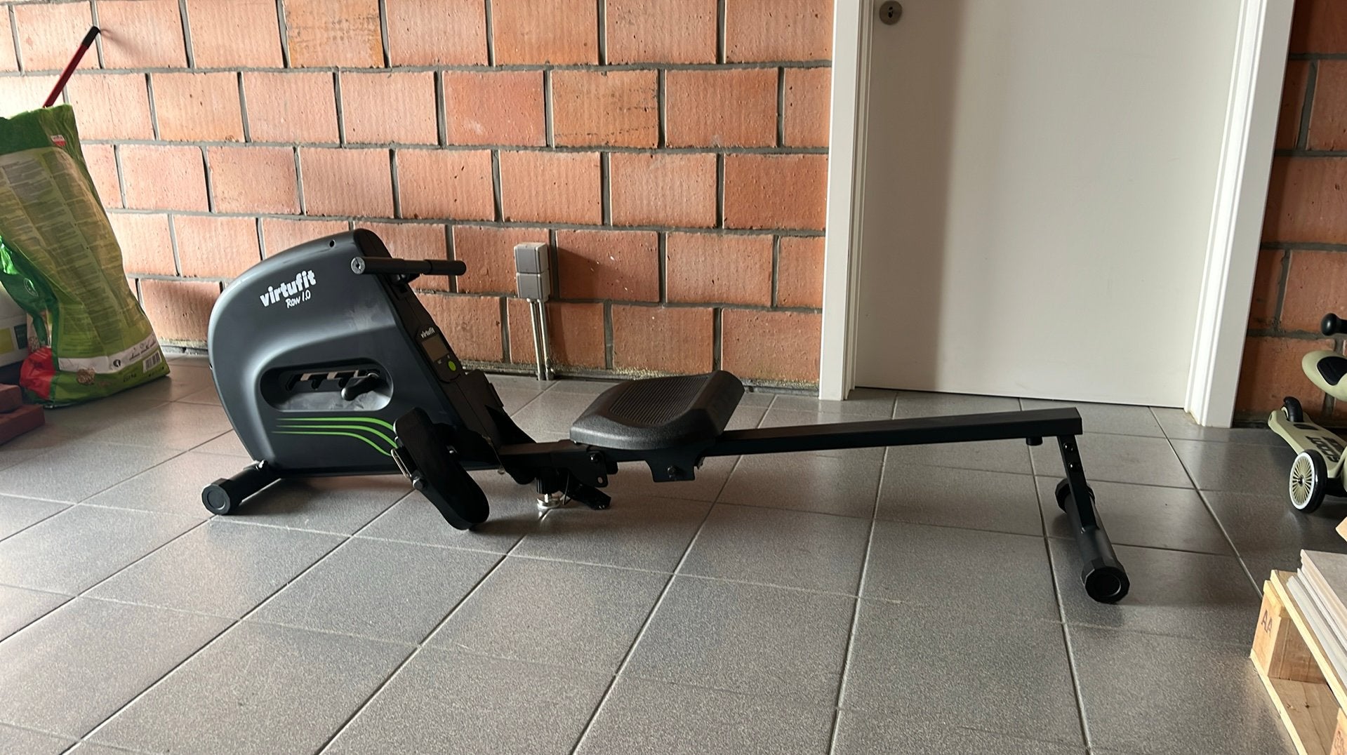 Roeimachine virtufit row 1.0, Ophalen, Zo goed als nieuw, Metaal, Roeitrainer