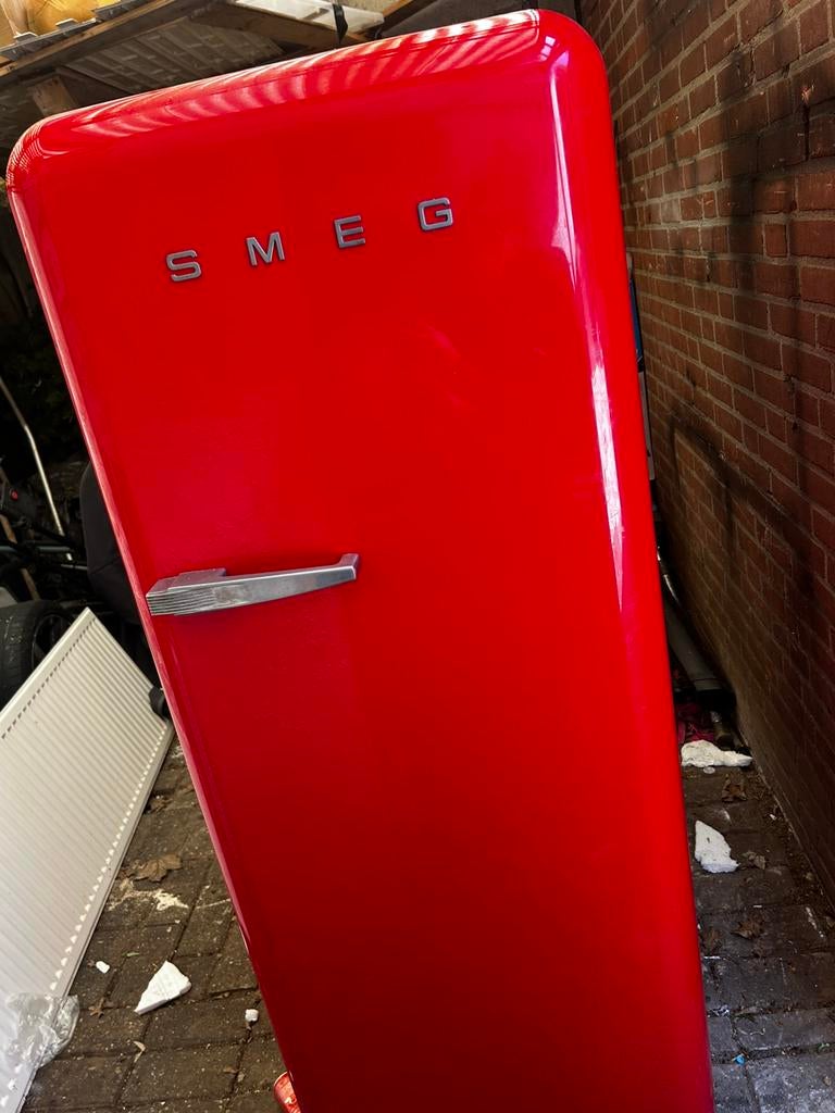 Smeg koelkast, Ophalen of Verzenden, Energieklasse A of zuiniger, 140 tot 160 cm, 45 tot 60 cm