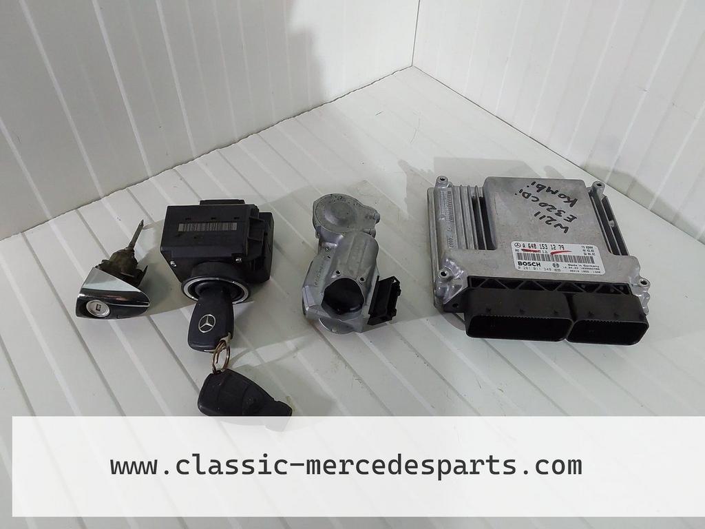 Contactslot set met ECU Mercedes E-klasse W211 E320CDI, Auto-onderdelen, Gebruikt, -, Ophalen of Verzenden, -