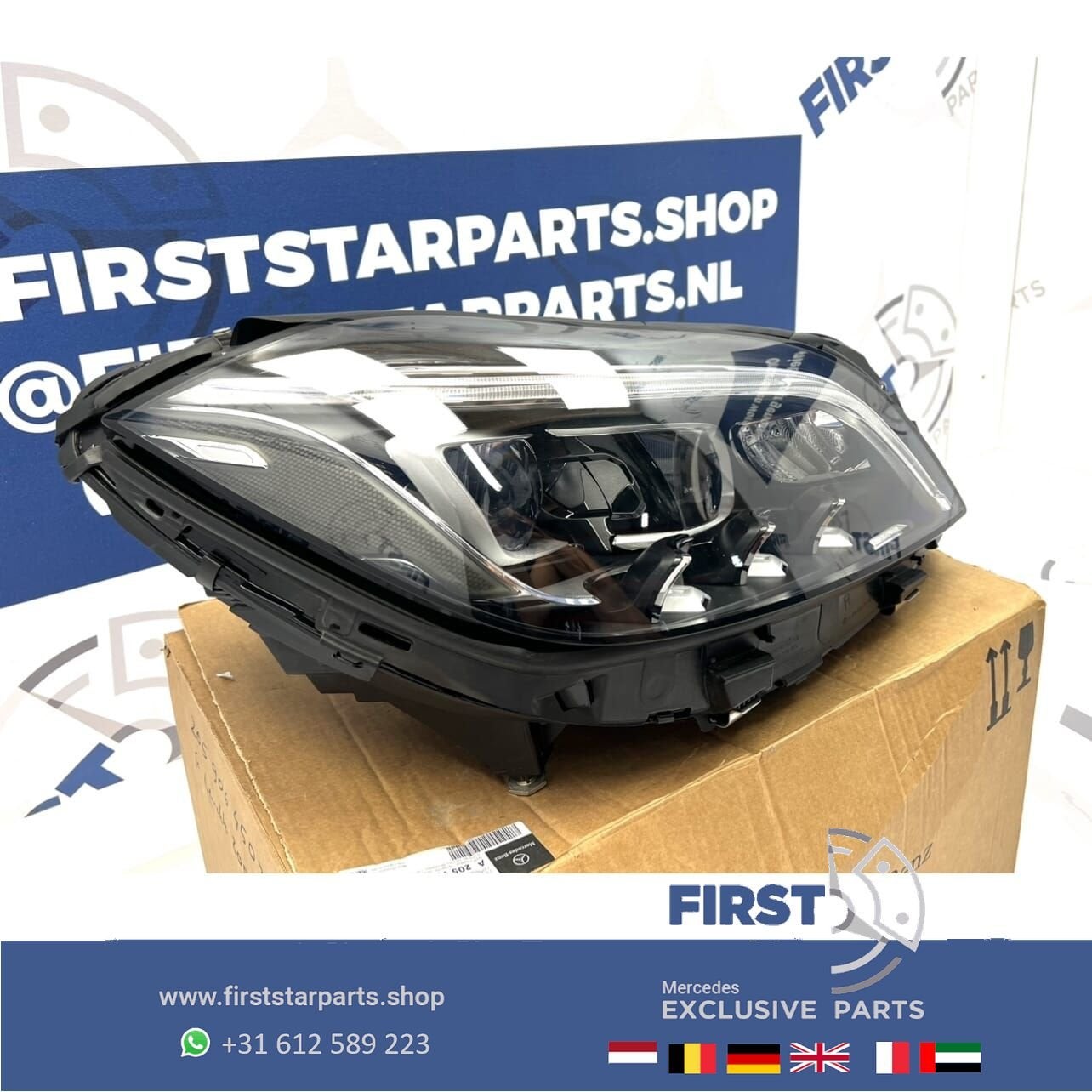 A2189060202 W218 X218 CLS63 AMG KOPLAMP LED MULTIBEAM RECHTS, Utilisé, -, -, Enlèvement ou Envoi