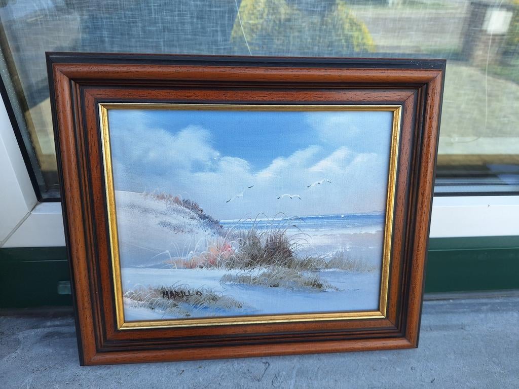 Schilderij zeezicht, Antiek en Kunst, Ophalen