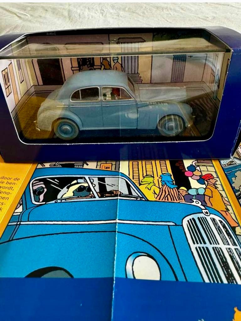 Kuifje auto 1/43 de morris six uit Zwarte goud, Enlèvement ou Envoi, Tintin, Comme neuf