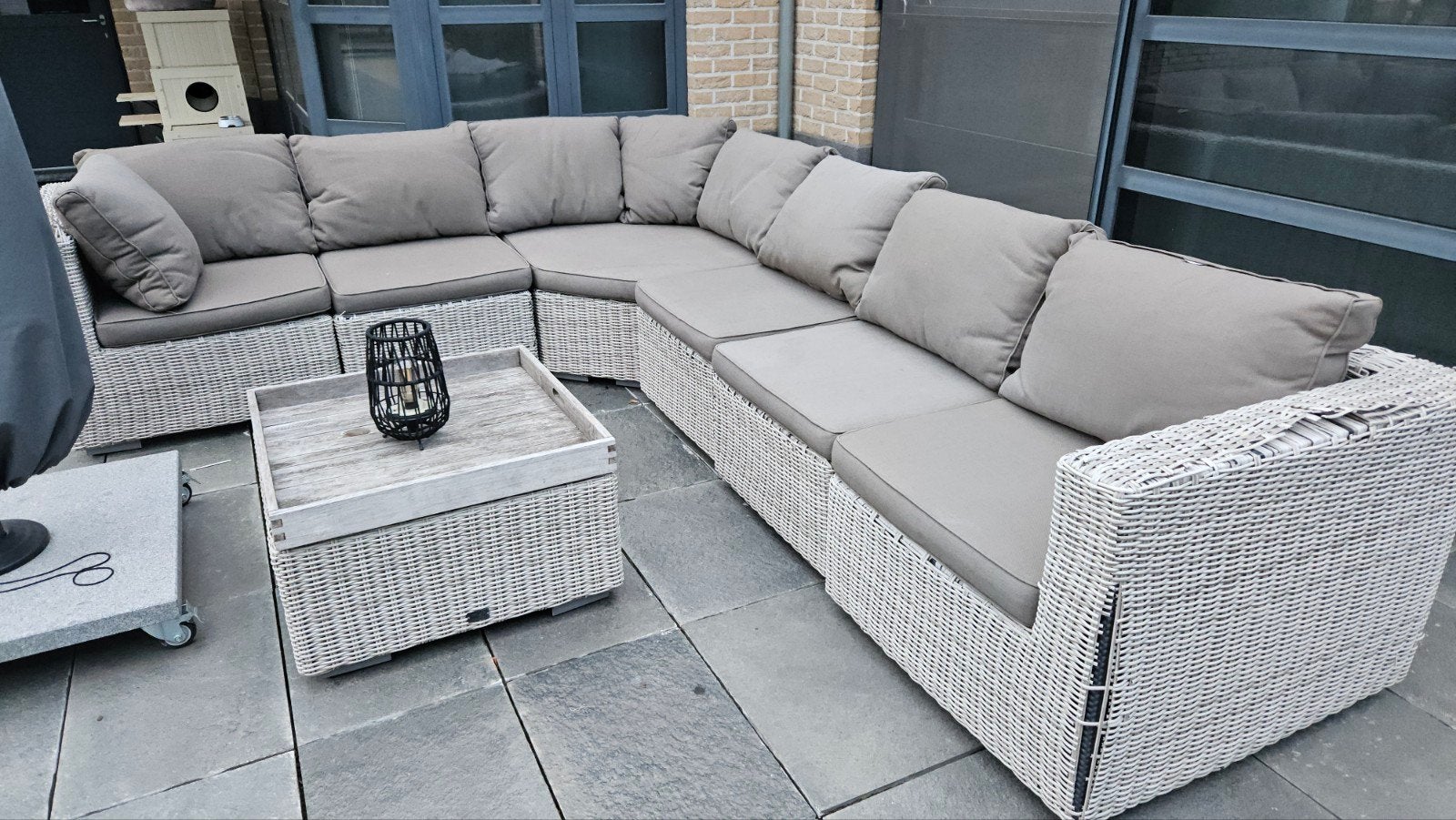 Loungeset bois le duc - GRATIS, Tuin en Terras, Tuinsets en Loungesets, Ophalen, 6 zitplaatsen, Loungeset