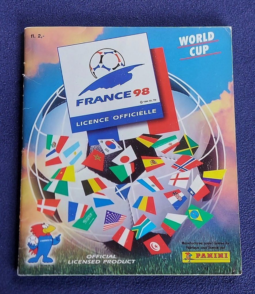 Panini sticker album voetbal 'WK France 1998 ' -volledig-, Verzamelen, Ophalen of Verzenden, Zo goed als nieuw, Poster, Plaatje of Sticker