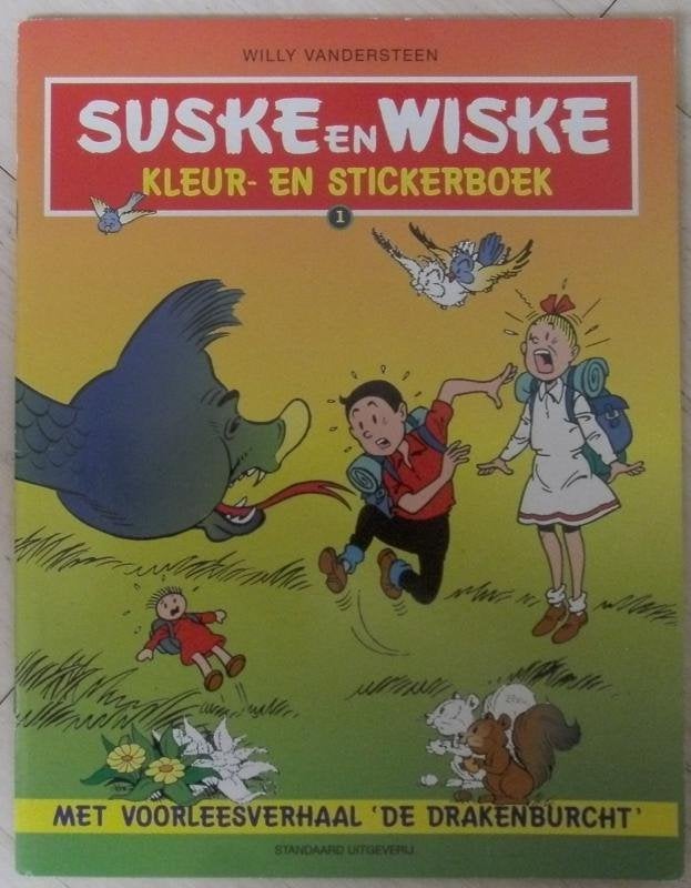 Suske en Wiske kleur- en stickerboek 1 ( 1998 ), Ophalen of Verzenden