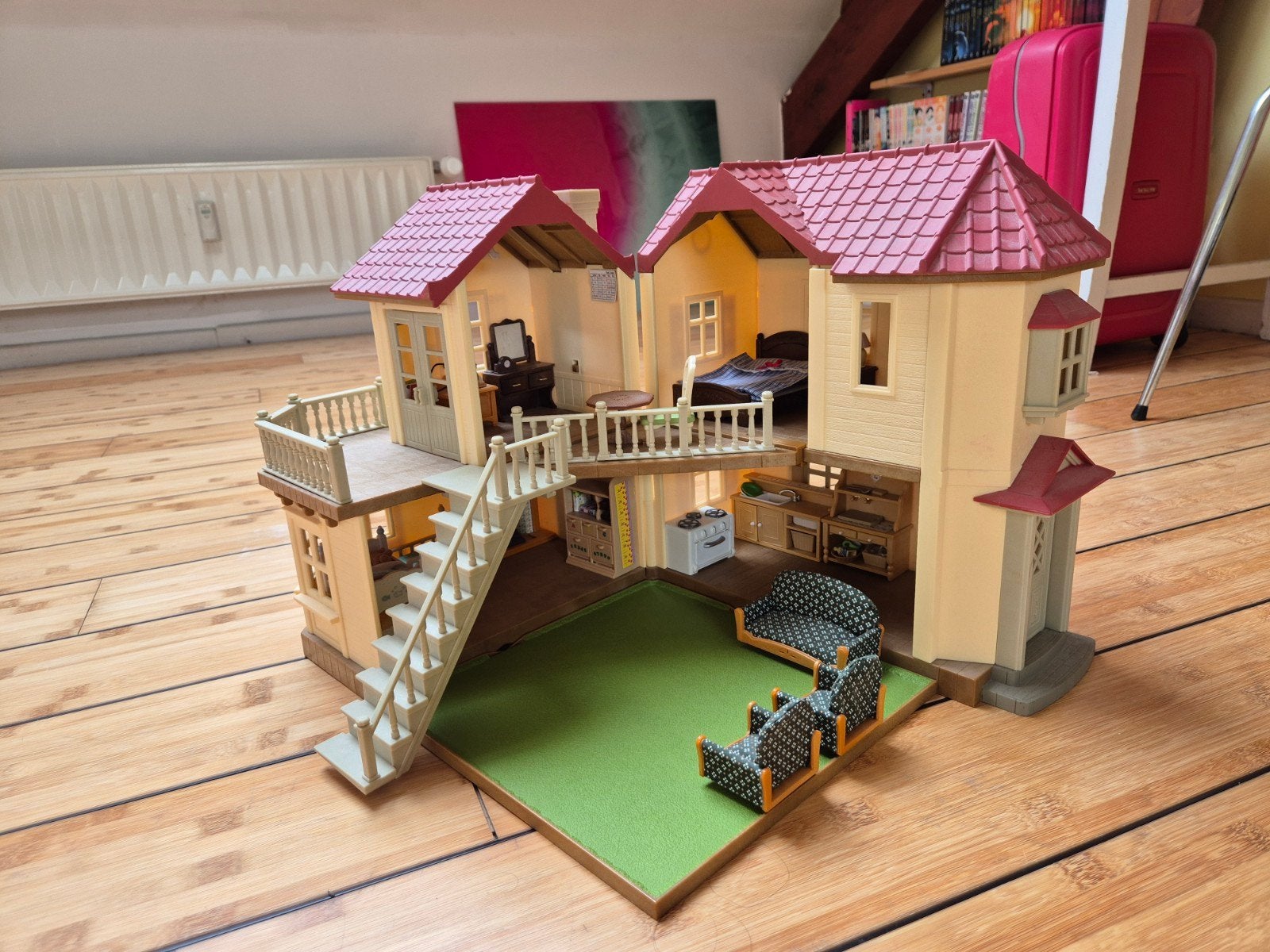 sylvanian families - country home (meublée !), Enlèvement, Comme neuf, Country