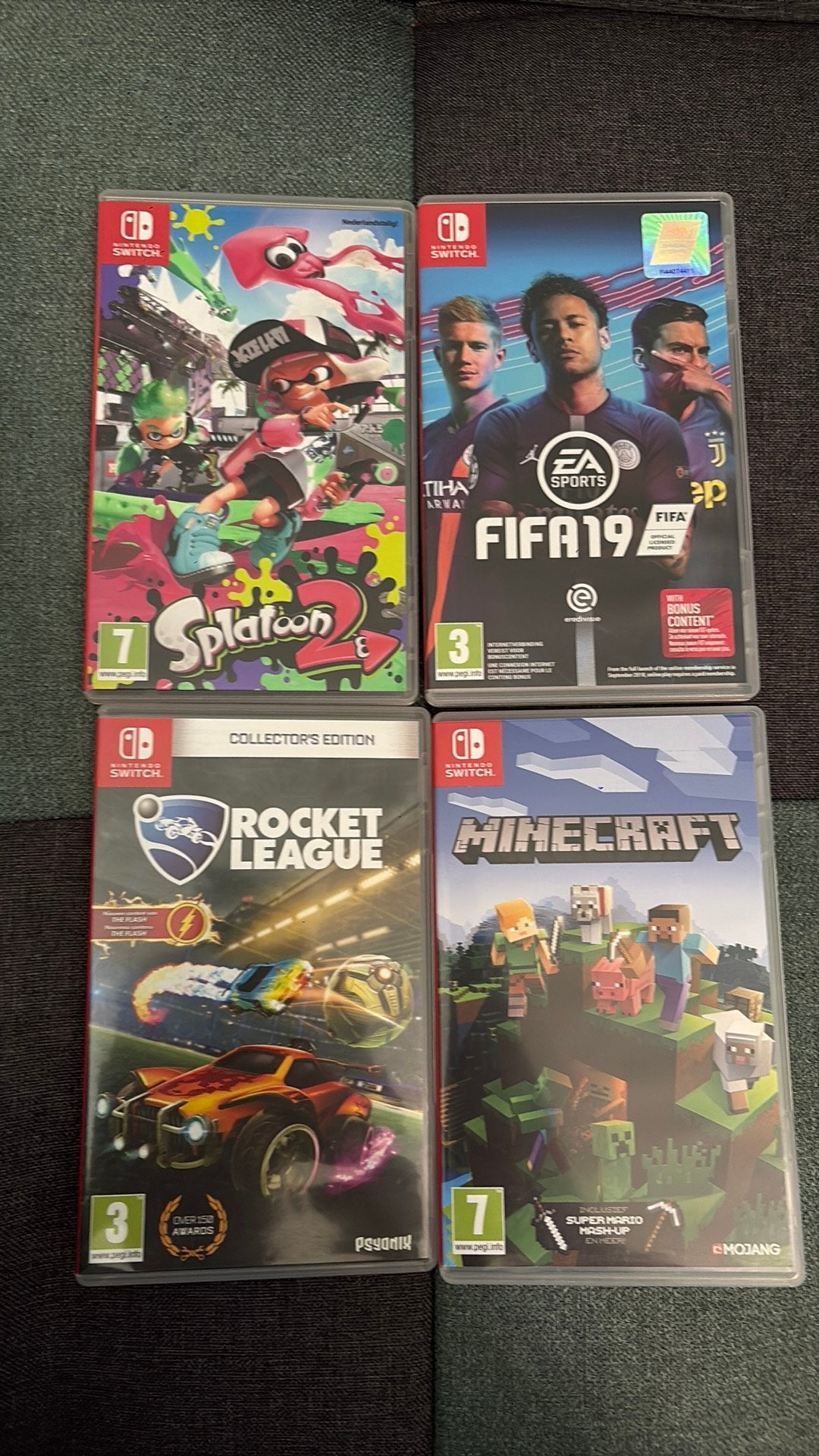 4 nintendo switch games, Ophalen, Online, Overige genres, 1 speler