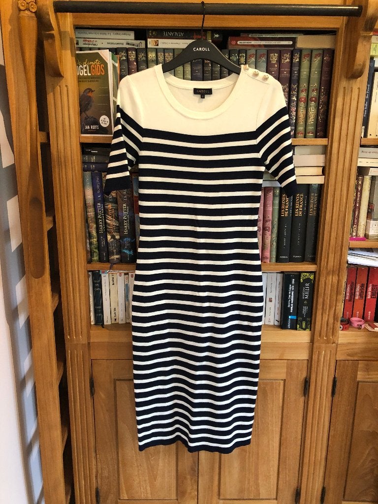 Robe maille Caroll, Enlèvement ou Envoi, Taille 36 (S), Comme neuf, CAROLL