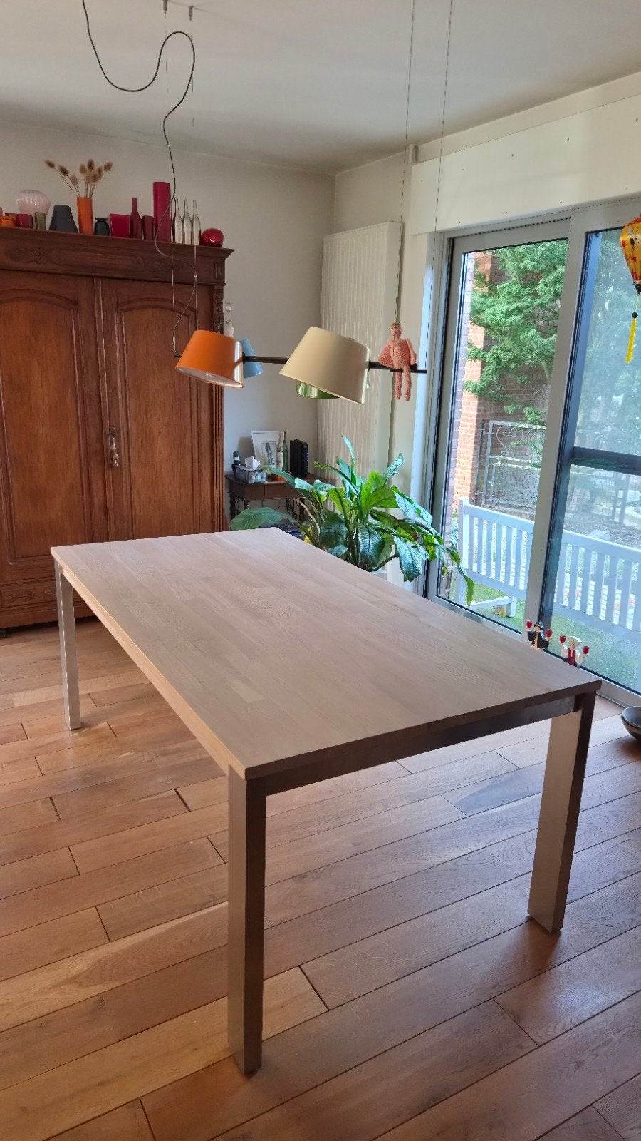 Table à manger coulissante pour 10 personnes, Maison & Meubles, 100 à 150 cm, Enlèvement, Utilisé, Rectangulaire