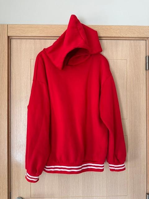 Hoodie maat L (nr7425), Ophalen, Gedragen, Maat 42/44 (L), Rood