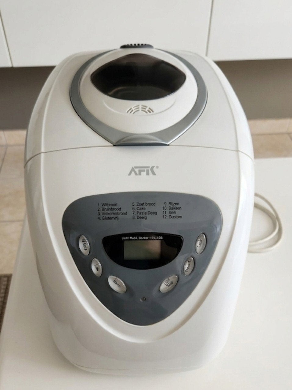 Broodmachine | wit, Elektronische apparatuur, Broodbakmachines, Ophalen, Gebruikt, Kijkvenster
