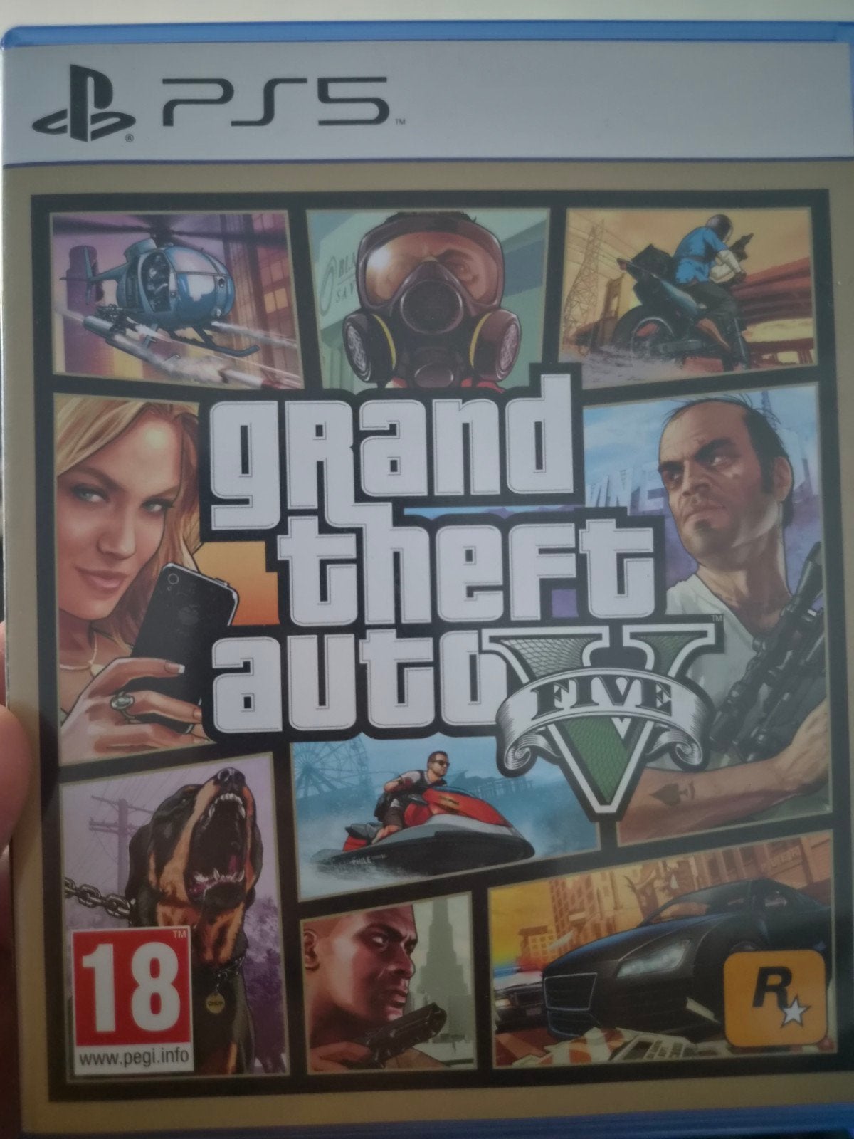 GTA 5 Ps5, Games en Spelcomputers, Avontuur en Actie, Online, Vanaf 18 jaar, 1 speler