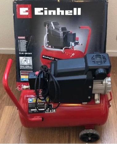 Einhell 190/24/8 compressor, Doe-het-zelf en Bouw, Compressors, Ophalen