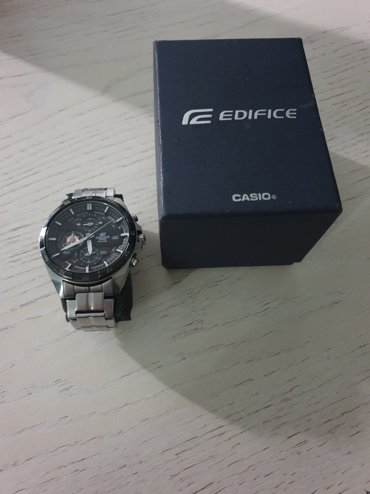 Herenpolshorloge Edifice Casio, Bijoux, Sacs & Beauté, Montres | Hommes, Montre-bracelet, Casio, Acier, Enlèvement