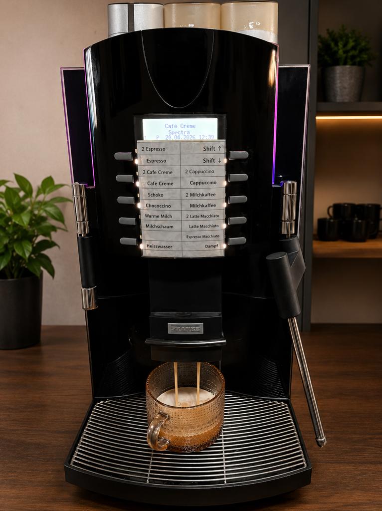 Franke Spectra professionele koffiemachine, Ophalen, Gebruikt