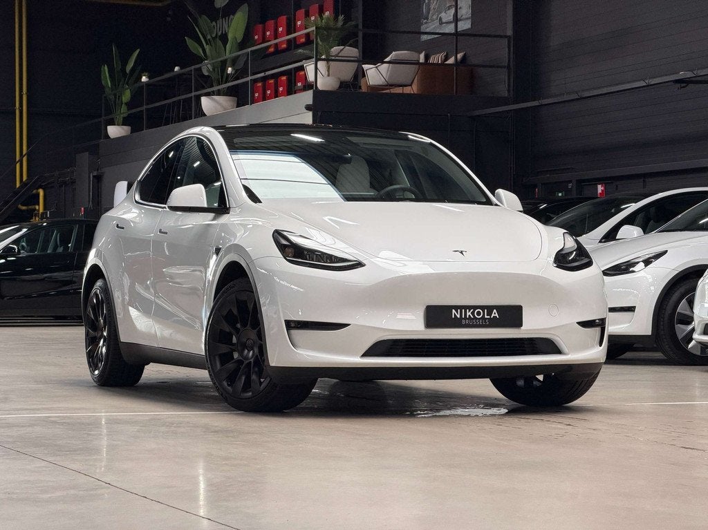 Tesla Model Y LONG RANGE - AWD - FULL SELF DRIVING, Auto's, Tesla, Wit, 5 zetels, SUV of Terreinwagen, Model Y