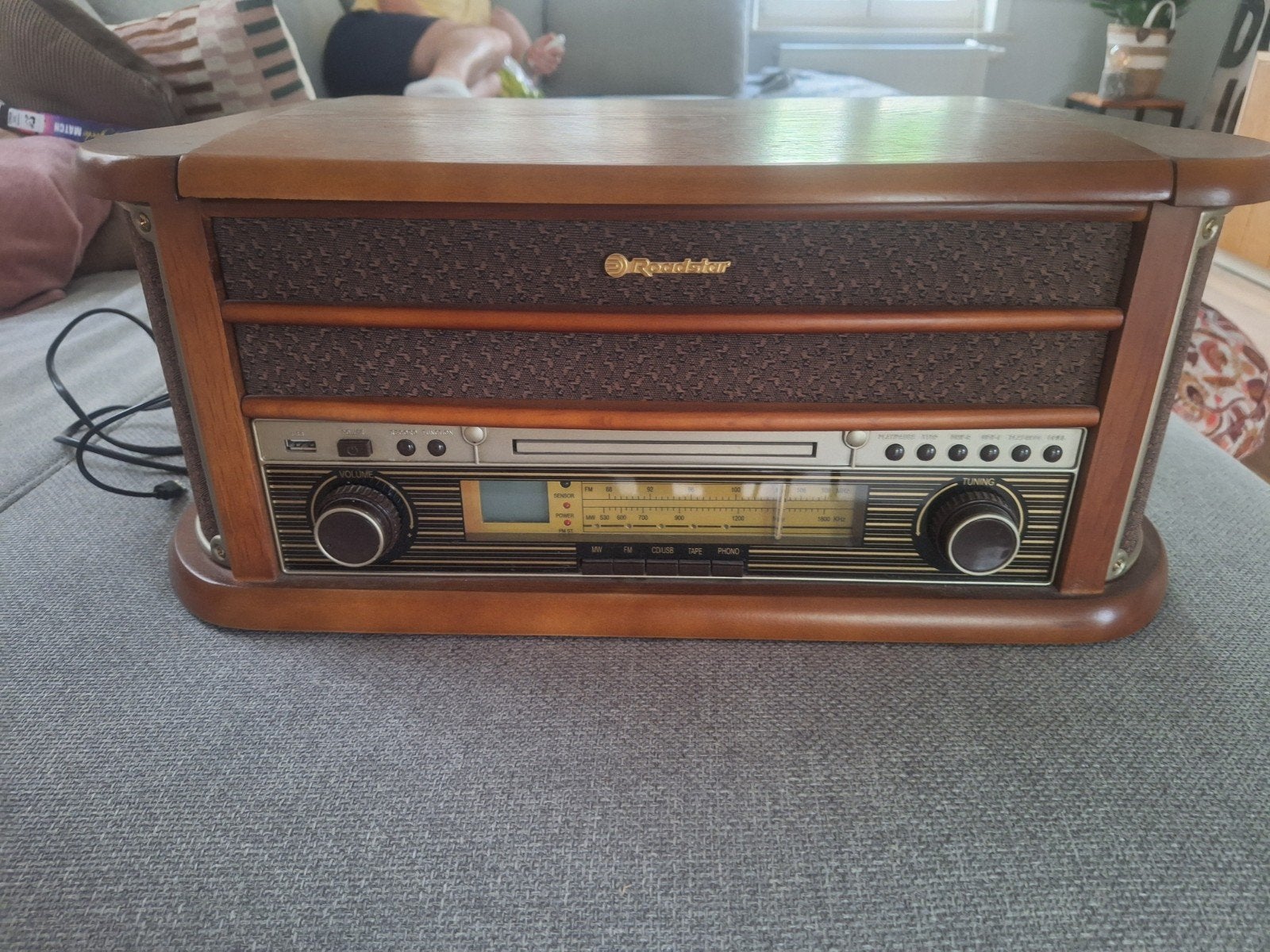 Roadstar retro radio / Cd / platen en cassette, TV, Hi-fi & Vidéo, Radios, Enlèvement, Radio