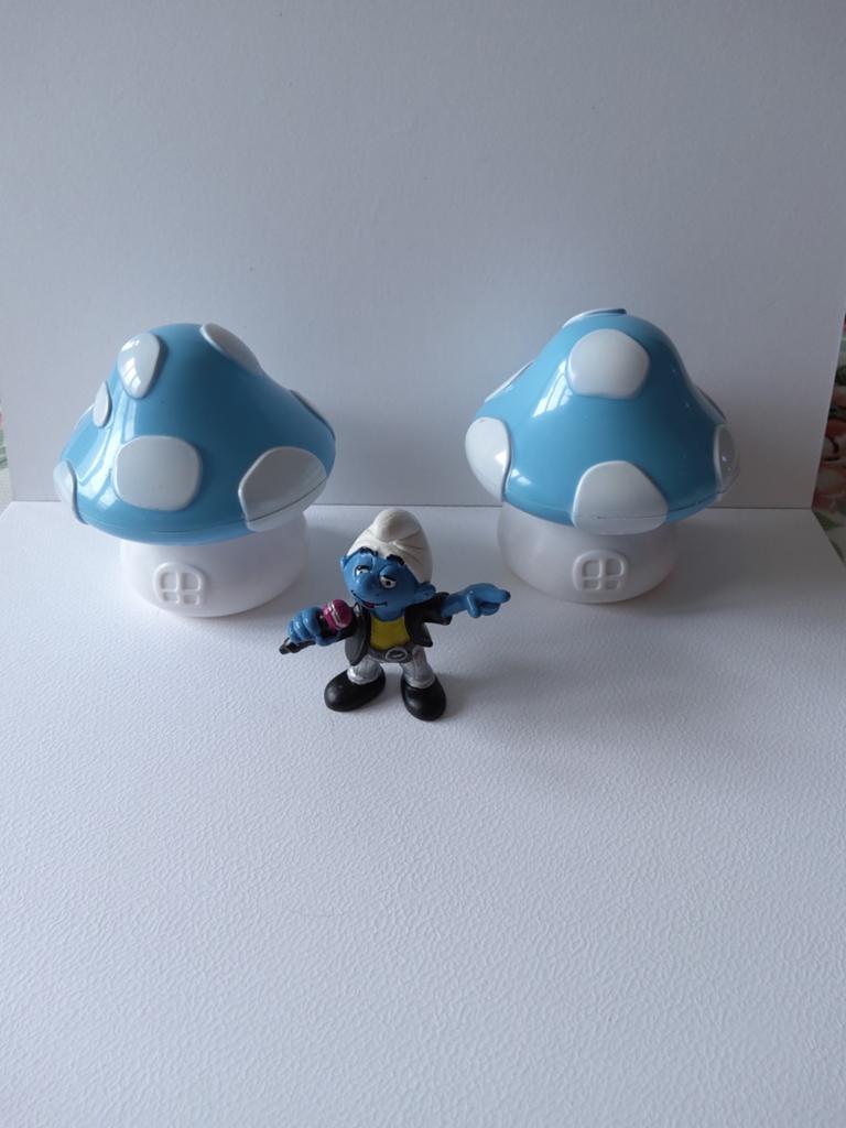 Popzanger Smurf, Ophalen of Verzenden, Gebruikt, Poppetje, Figuurtje of Knuffel