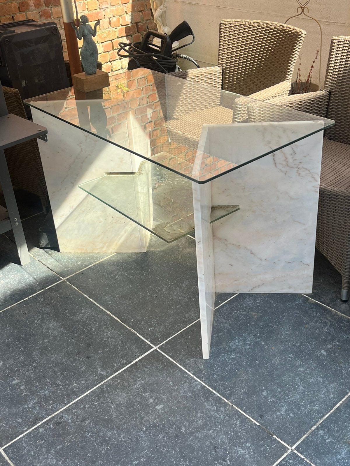 Terrace Tafel, Huis en Inrichting, Ophalen, Zo goed als nieuw