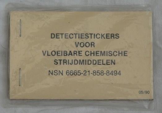 Detectie Stickers Boekje NBC Koninklijke Landmacht, 1990.(7), Collections, Objets militaires | Général, Enlèvement ou Envoi, Armée de terre