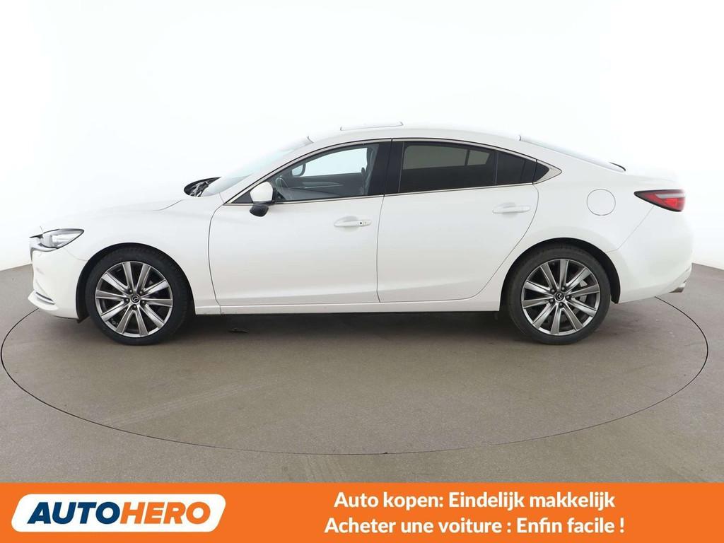 Mazda 6 2.0 Exclusive-Line (année de construction 2020), Autos, Mazda, Cuir, Achat, Boîte manuelle, Noir