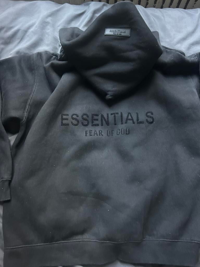 Essentials hoody zwart, Enlèvement ou Envoi, Comme neuf, Taille 56/58 (XL), Noir
