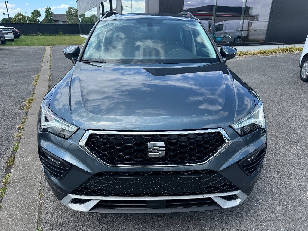 Seat Ateca 1.0 tsi benzine 1st eig ohboek parkeerassistent, Autos, Seat, Argent ou Gris, Achat, Euro 6, Entreprise