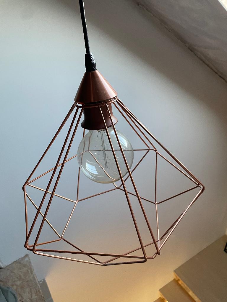 Eglo Tarbes hanglamp brons, Enlèvement, Comme neuf, Métal