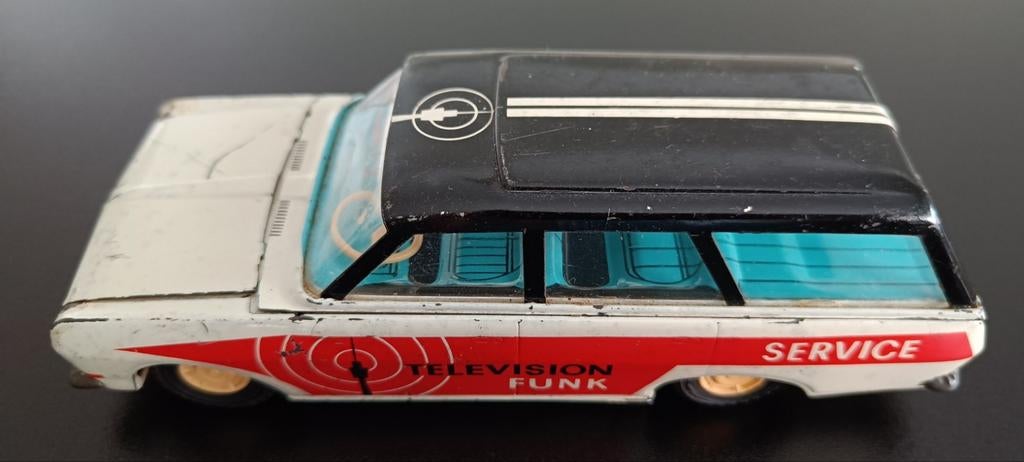 Oude blikken Opel Record EHRI DDR., Antiek en Kunst, Ophalen of Verzenden
