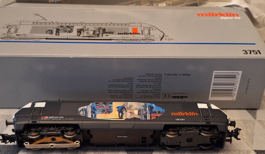 Märklin HO 3751 Elektrische locomotief van de SBB, Ophalen of Verzenden, Zo goed als nieuw, Locomotief, Märklin