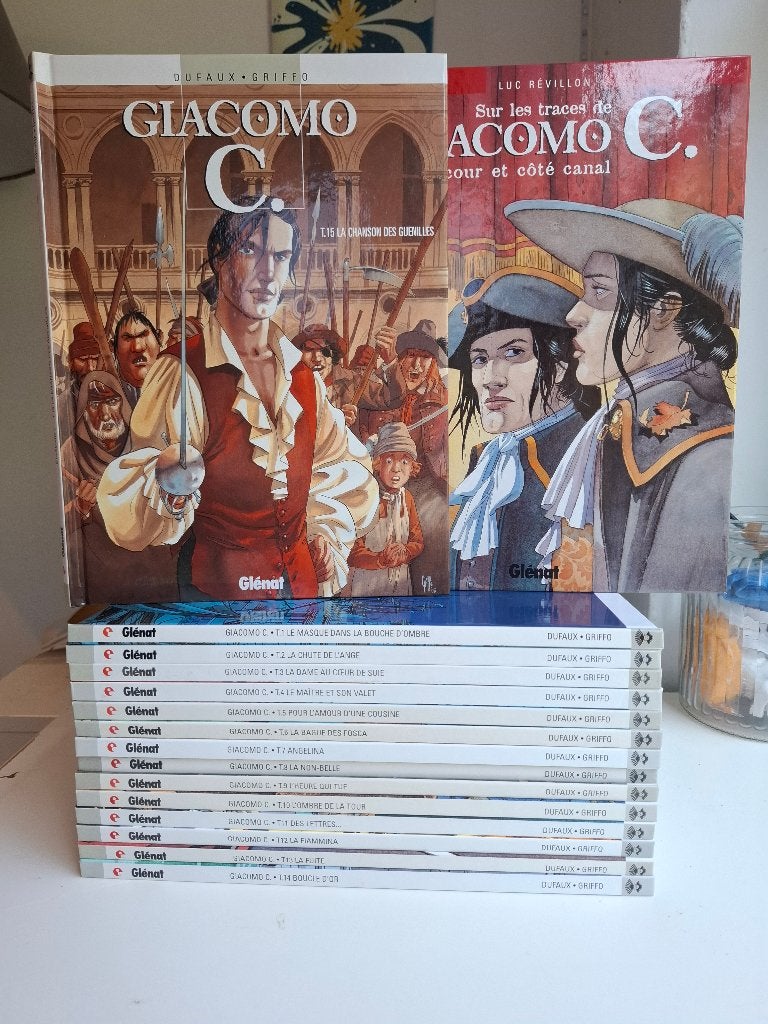 GIACOMO C. TOMES 1 à 15 SERIE COMPLETE + HORS SERIE ! EO/REE, Série complète ou Série, Enlèvement ou Envoi, Comme neuf