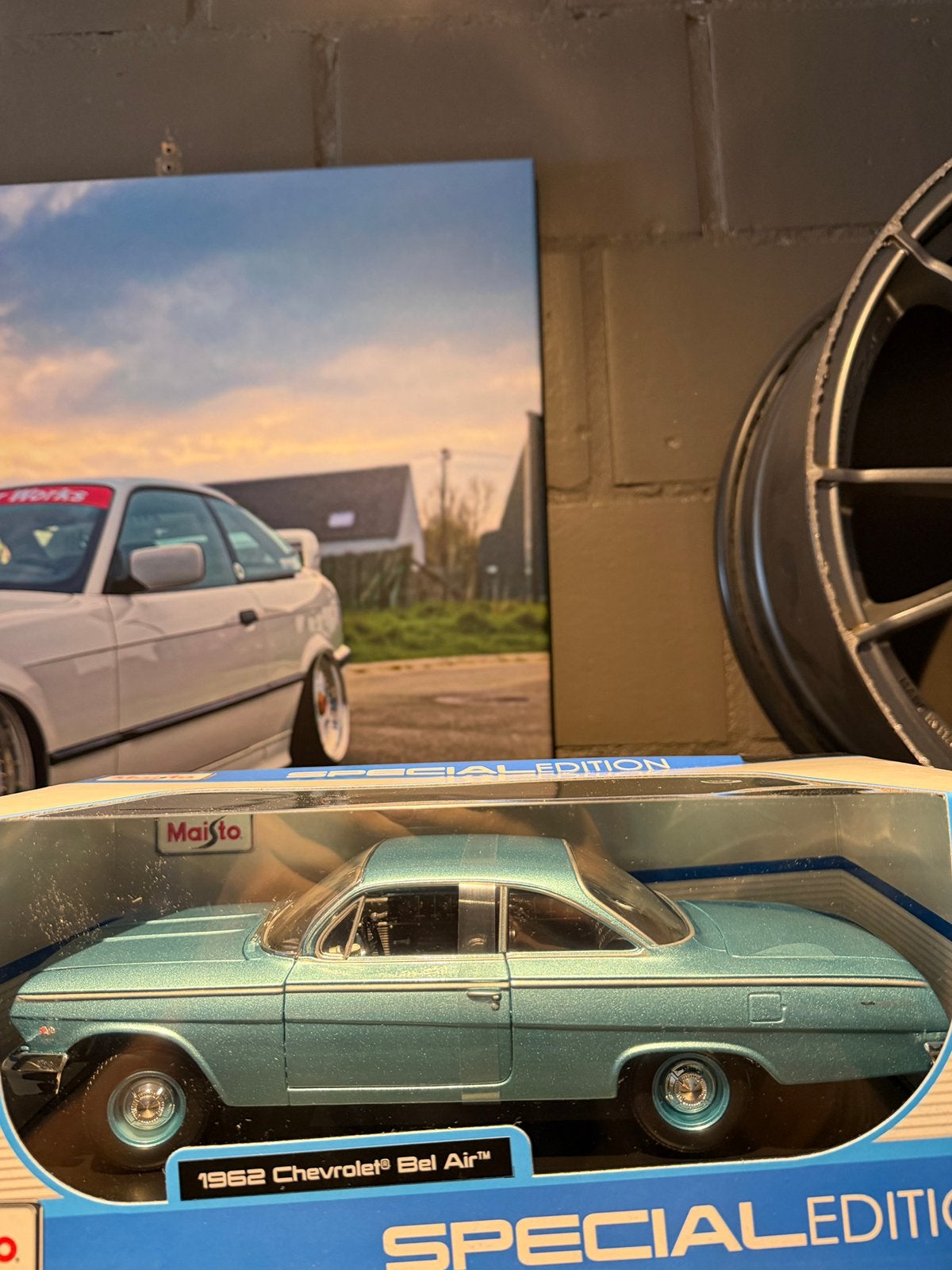 1962 chevrolet bel air, Ophalen of Verzenden, Zo goed als nieuw, Maisto