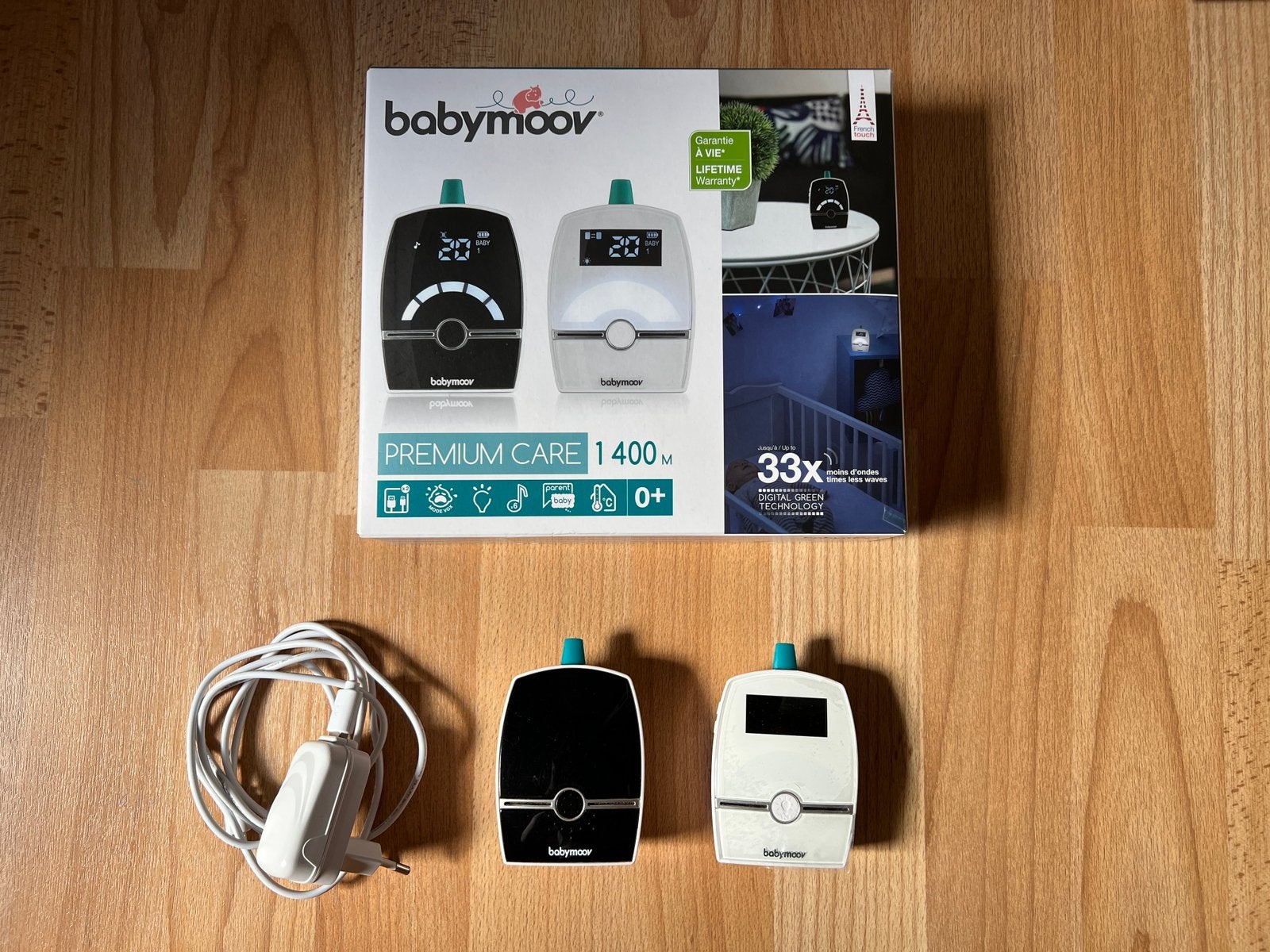 Babyfoon babymoov premium care 1400m, Enfants & Bébés, Enlèvement, Comme neuf, 250 mètres ou plus, Digital