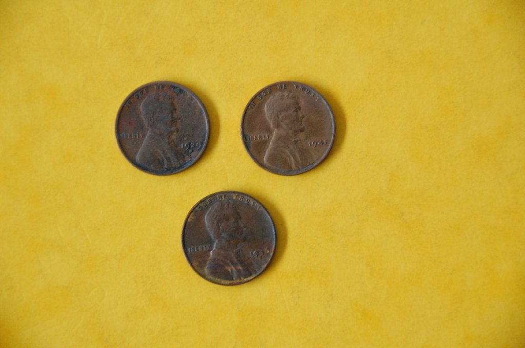 États-Unis : 1 cent 1929D/1941/1946 S, Timbres & Monnaies, Envoi, Amérique du Nord, Série