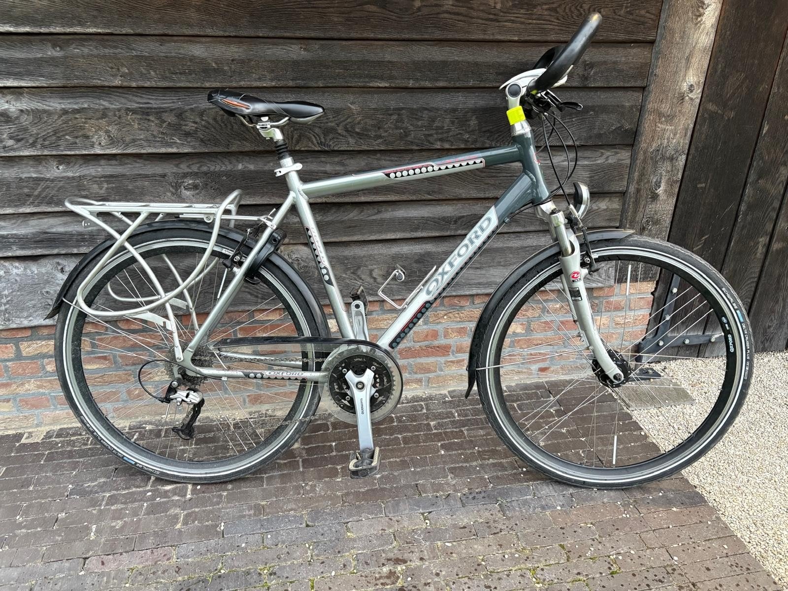 Oxford Highland herenfiets 27 versnellingen, Fietsen en Brommers, Ophalen, Gebruikt, Schijfrem, Versnellingen