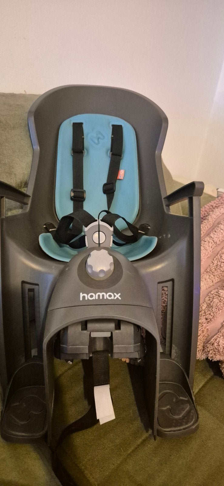 Hamax fietsstoeltje voor achterop, HAMAX (Decathlon), Repose-pieds, Comme neuf, Enlèvement
