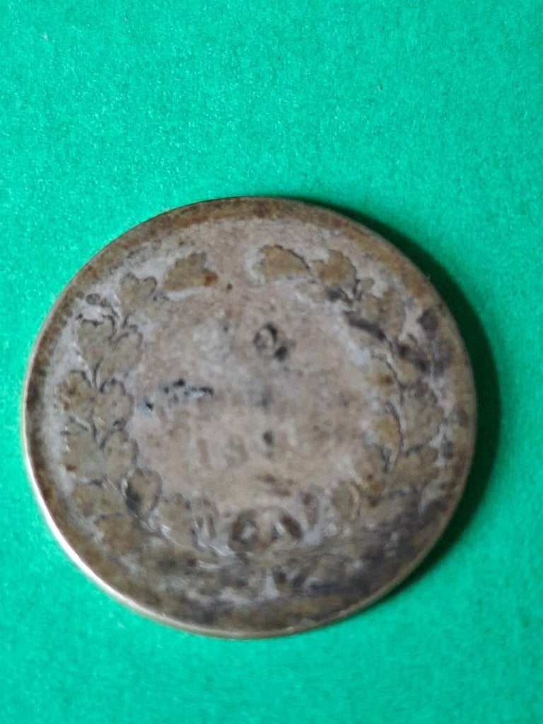 1896 Nederland 1/4 gulden in zilver Wilhelmina, schaars, Verzenden, Zilver, 25 cent, Koningin Wilhelmina