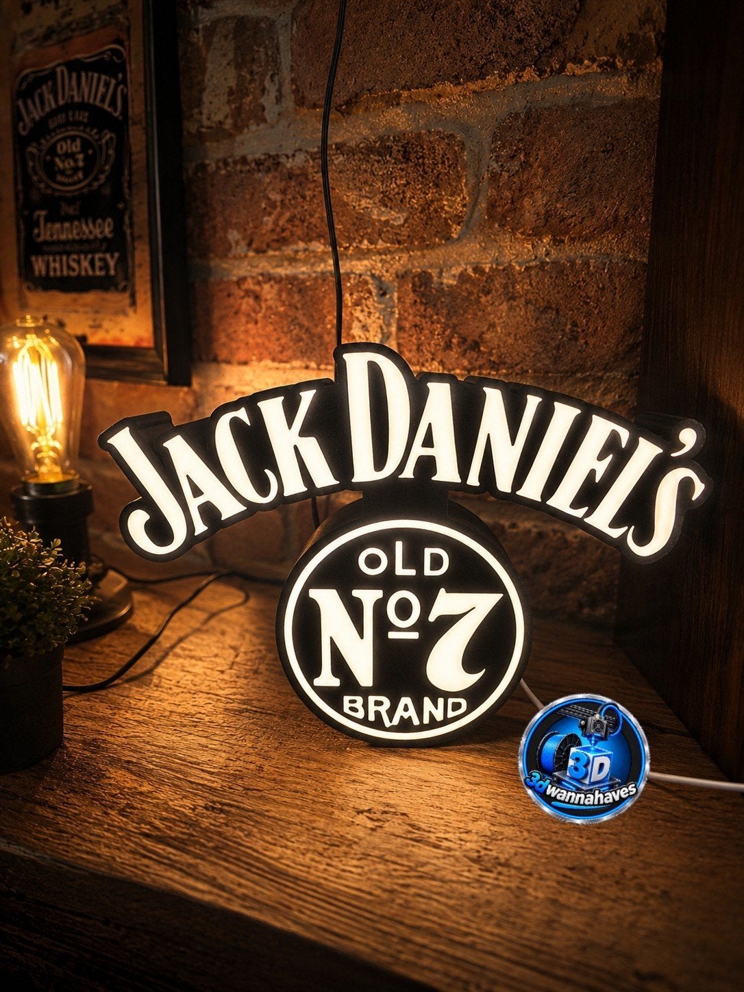 Cette magnifique boîte à lumière Jack Daniels avec LED brill, Enlèvement ou Envoi, Neuf, Table lumineuse ou lampe (néon)