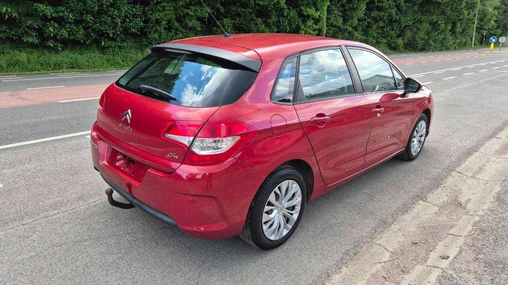 C4 Berline 5 portes 16 HDI 2012, Autos, Rouge, Achat, 110 g/km, Noir