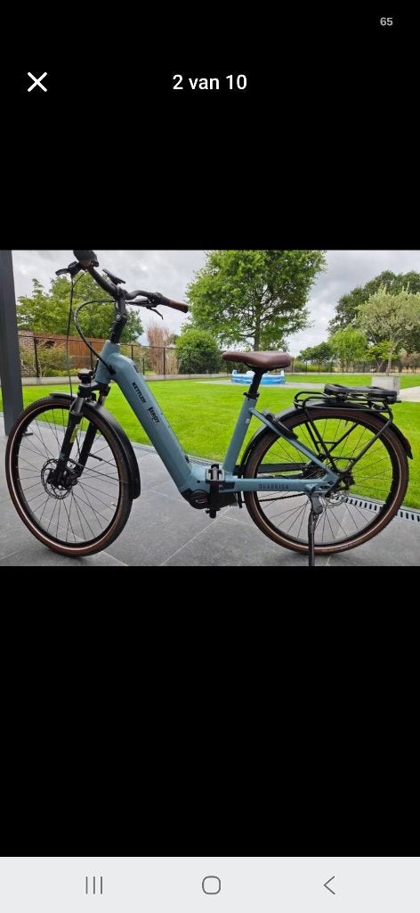 Dames E-bike.  nieuwstaat, (Extra) lage instap, 47 tot 50 cm, Zo goed als nieuw, Schijfrem