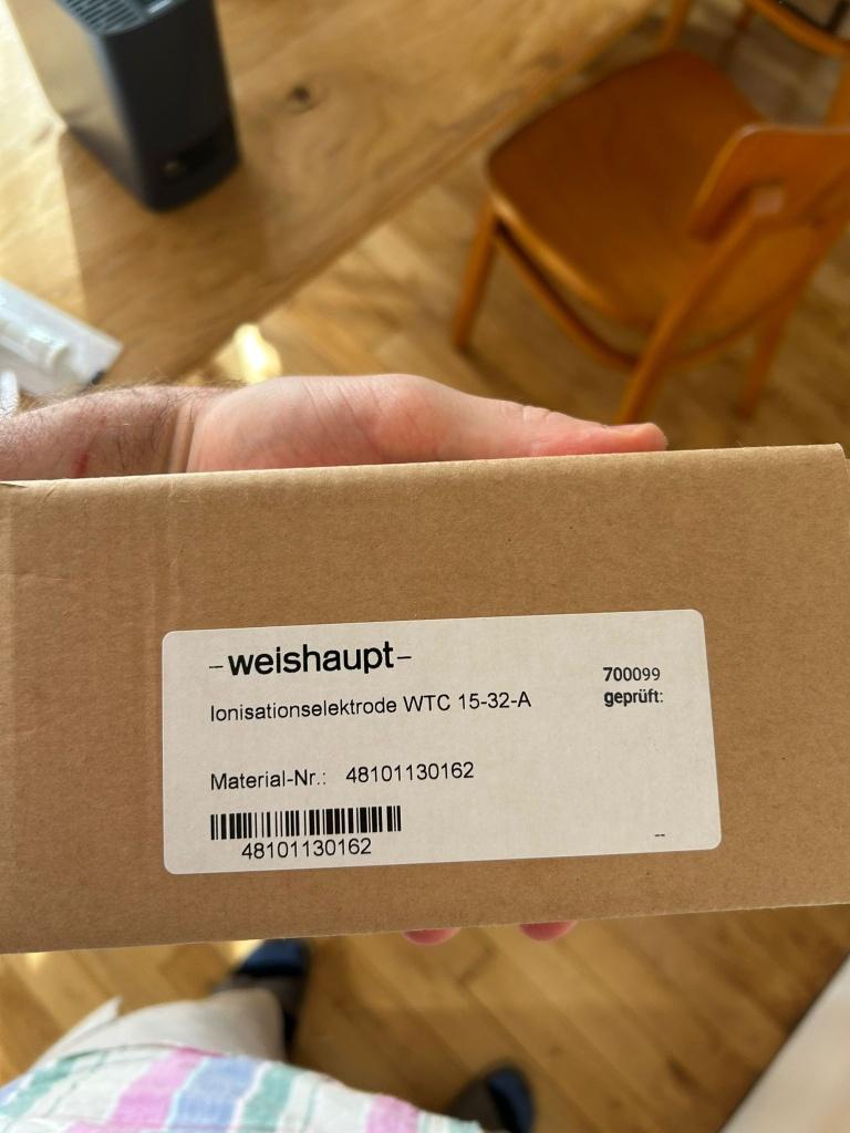 WEISHAUPT - Electrode d'ionisation, Ophalen, Nieuw, Onderdeel