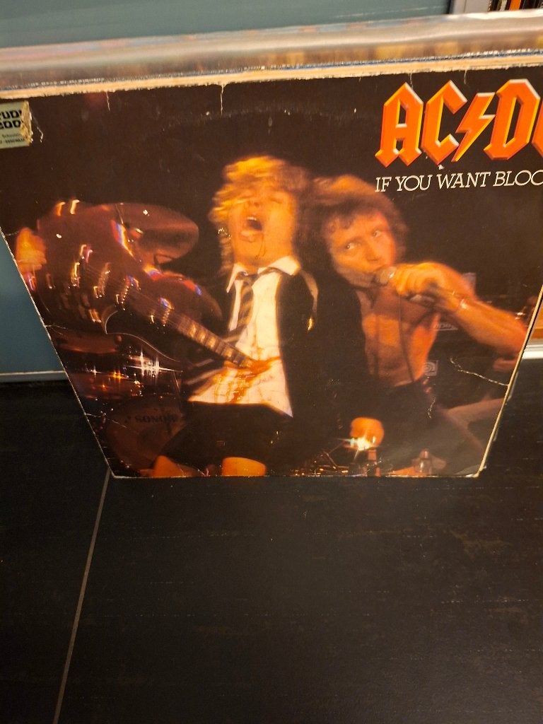 lp - ac/dc - if you want blood - vak 7, LP, Gebruikt, Ophalen of Verzenden, Hardrock