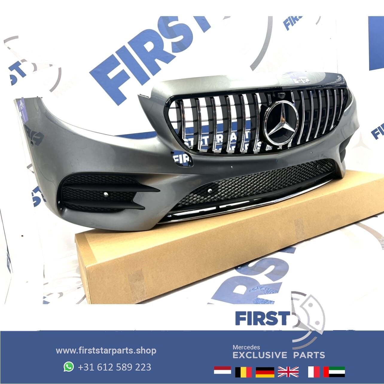 W213 AMG LINE VOORBUMPER COMPLEET + GT GRIL Mercedes E Klass, Utilisé, -, Avant, -